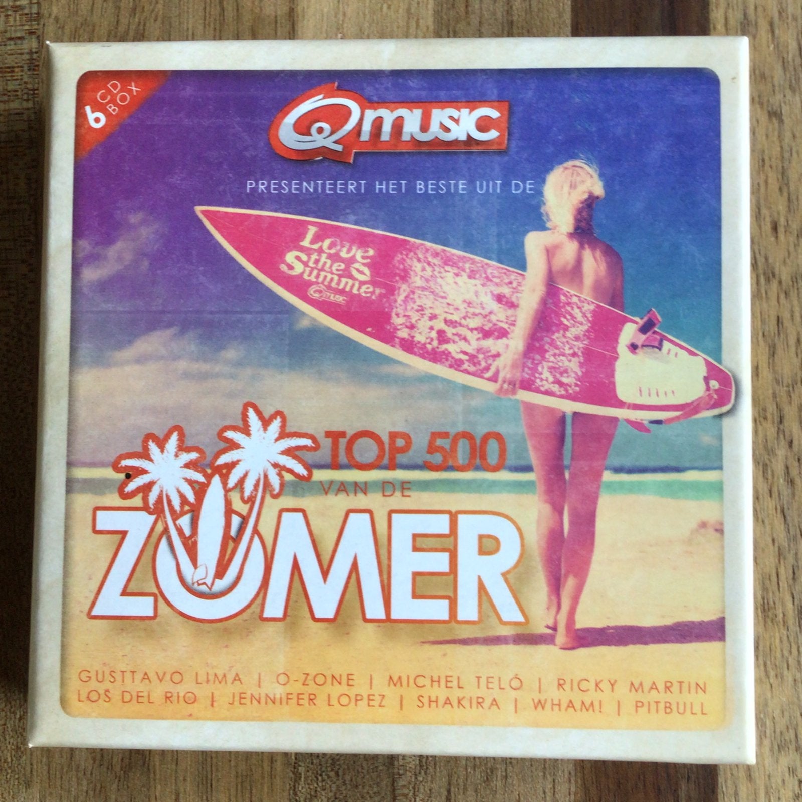 Q Music Top 500 van de Zomer - 6 cd-box, Ophalen of Verzenden, Zo goed als nieuw, Pop