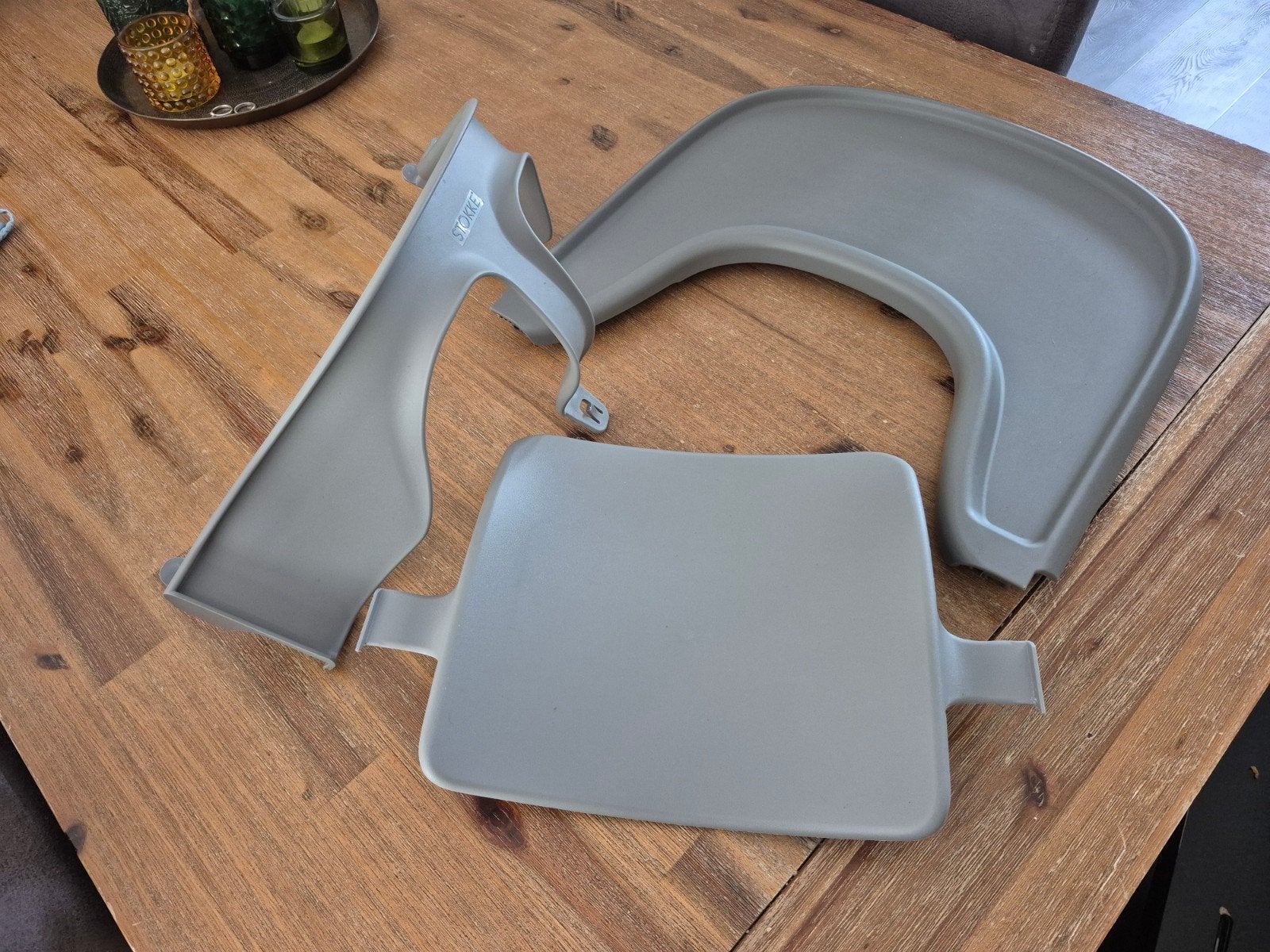 Stokke Tripp Trapp zitje en eetblad, Ophalen, Gebruikt, Meegroeistoel, Afneembaar eetblad