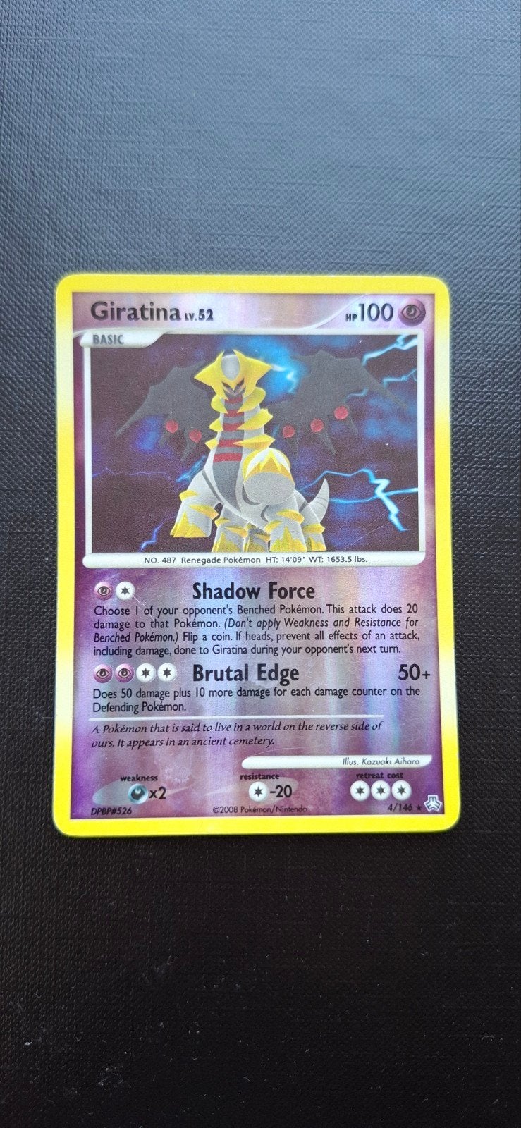 Giratina 4/146, Ophalen of Verzenden, Gebruikt, Losse kaart, Foil