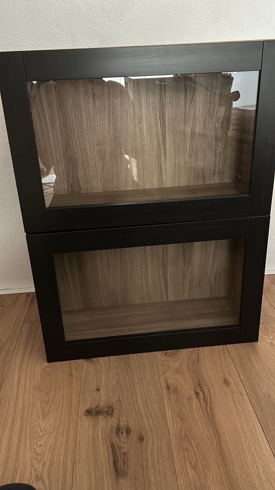 Ikea Besta kast met glazen deuren, Huis en Inrichting, Kasten | Boekenkasten, Gebruikt, 50 tot 100 cm, Minder dan 100 cm, Minder dan 25 cm