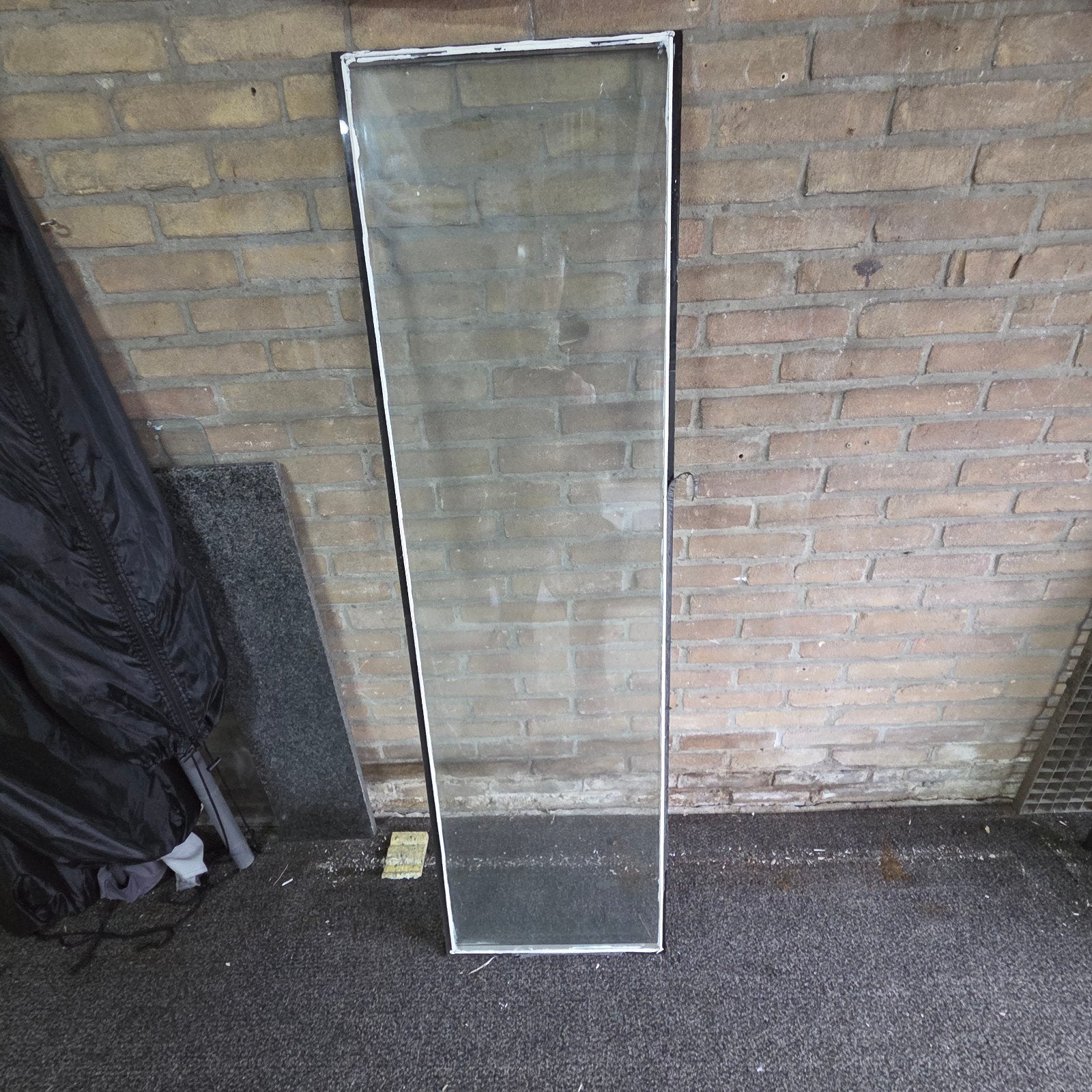 Gebruikt Gevelraam of Ruit - Hoogte 146.5 x42 Cm, Ophalen, Gebruikt, Dubbelglas