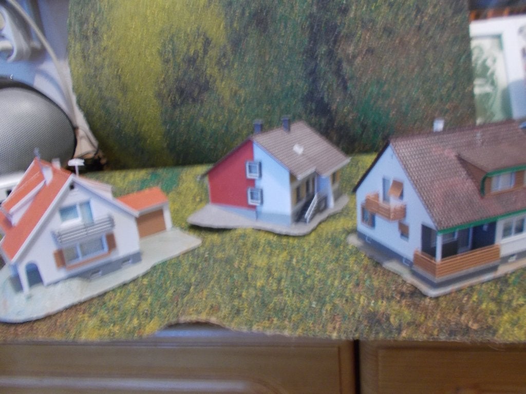 3 villa's (zie onder voor meer huisjes )Verzenden kan, Gelijkstroom of Wisselstroom, Brug, Tunnel of Gebouw, Nieuw, NS