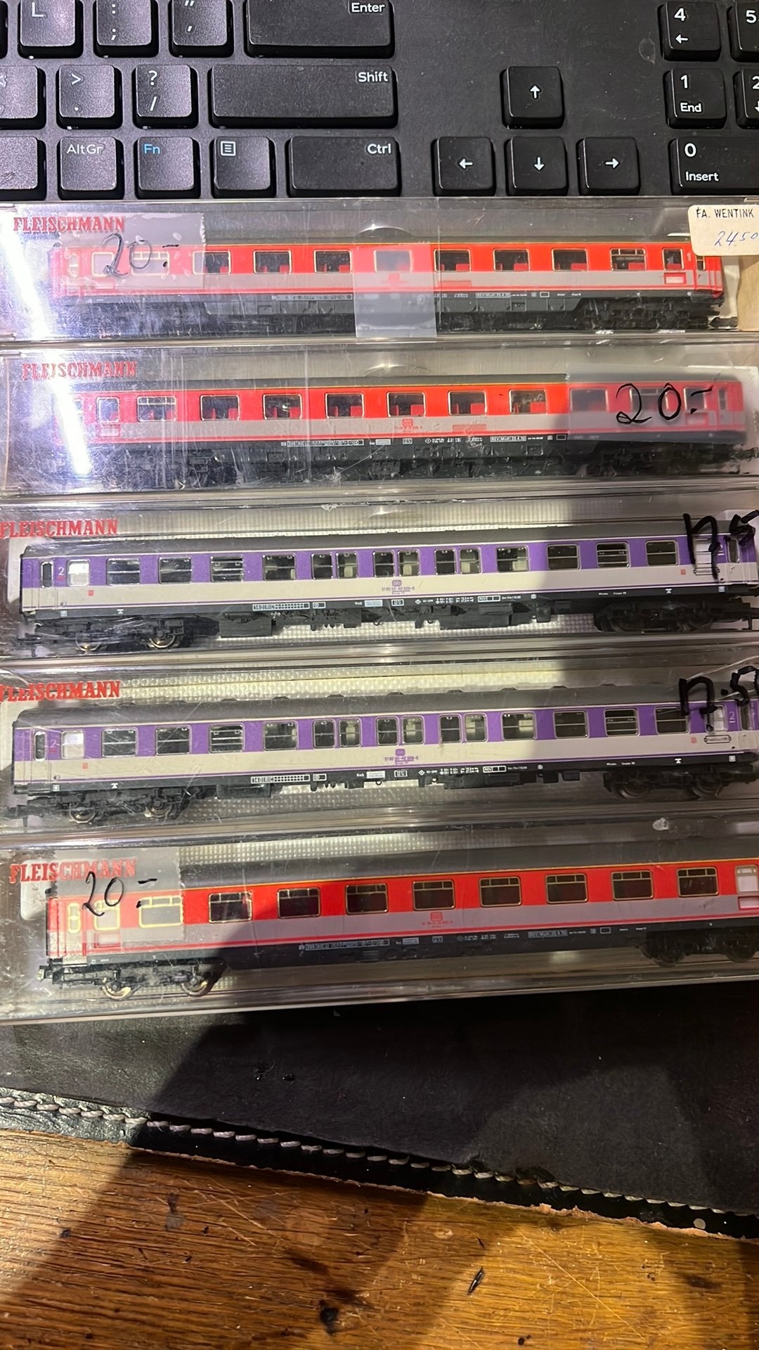 Fleischmann N-spoor Wagons - Diverse Modellen, Gebruikt, Gelijkstroom, Fleischmann, Wagon
