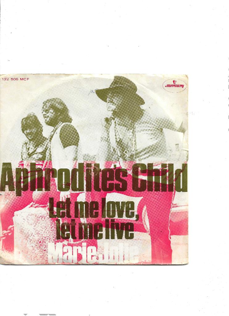 7" Single Aphrodite's Child - Let me love, let me live, Cd's en Dvd's, Ophalen of Verzenden, Gebruikt, 7 inch, Dance