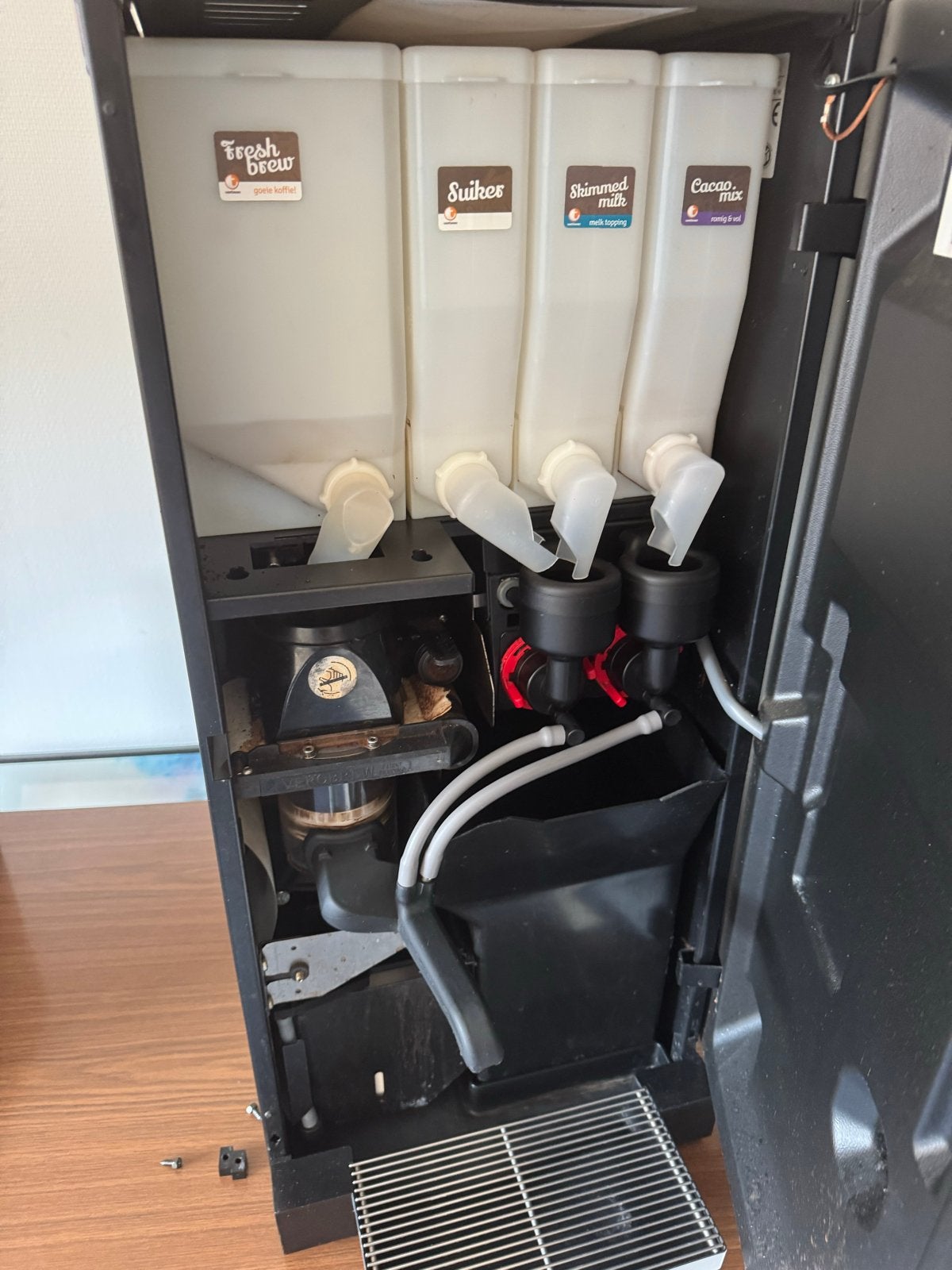 Volautomatische Koffiemachine voor Bonen, Chocolade & Cappuc, Ophalen, Gebruikt, Koffiemachine, Koffiebonen