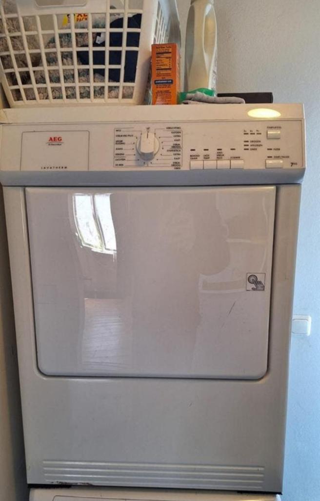 Aeg droger 7kg   luchtafvoer, Witgoed en Apparatuur, Wasdrogers, Ophalen, 6 tot 8 kg, Luchtafvoer, Zo goed als nieuw