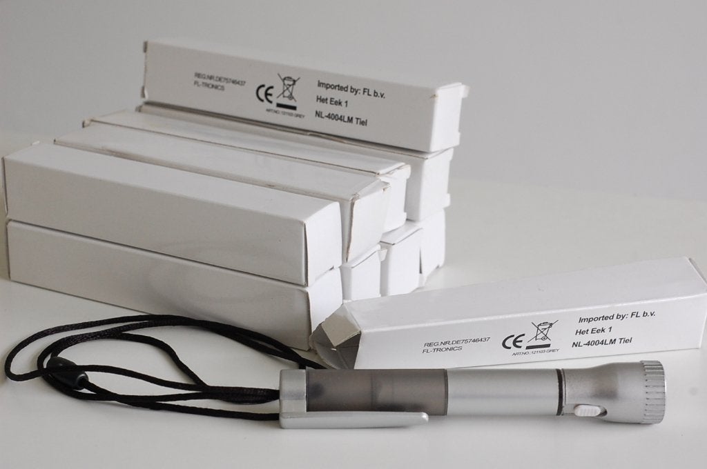 Verlichte pen en zaklamp in 1 (12x), Caravans en Kamperen, Tweedehands, Tweedehands, Verzenden, Tweedehands