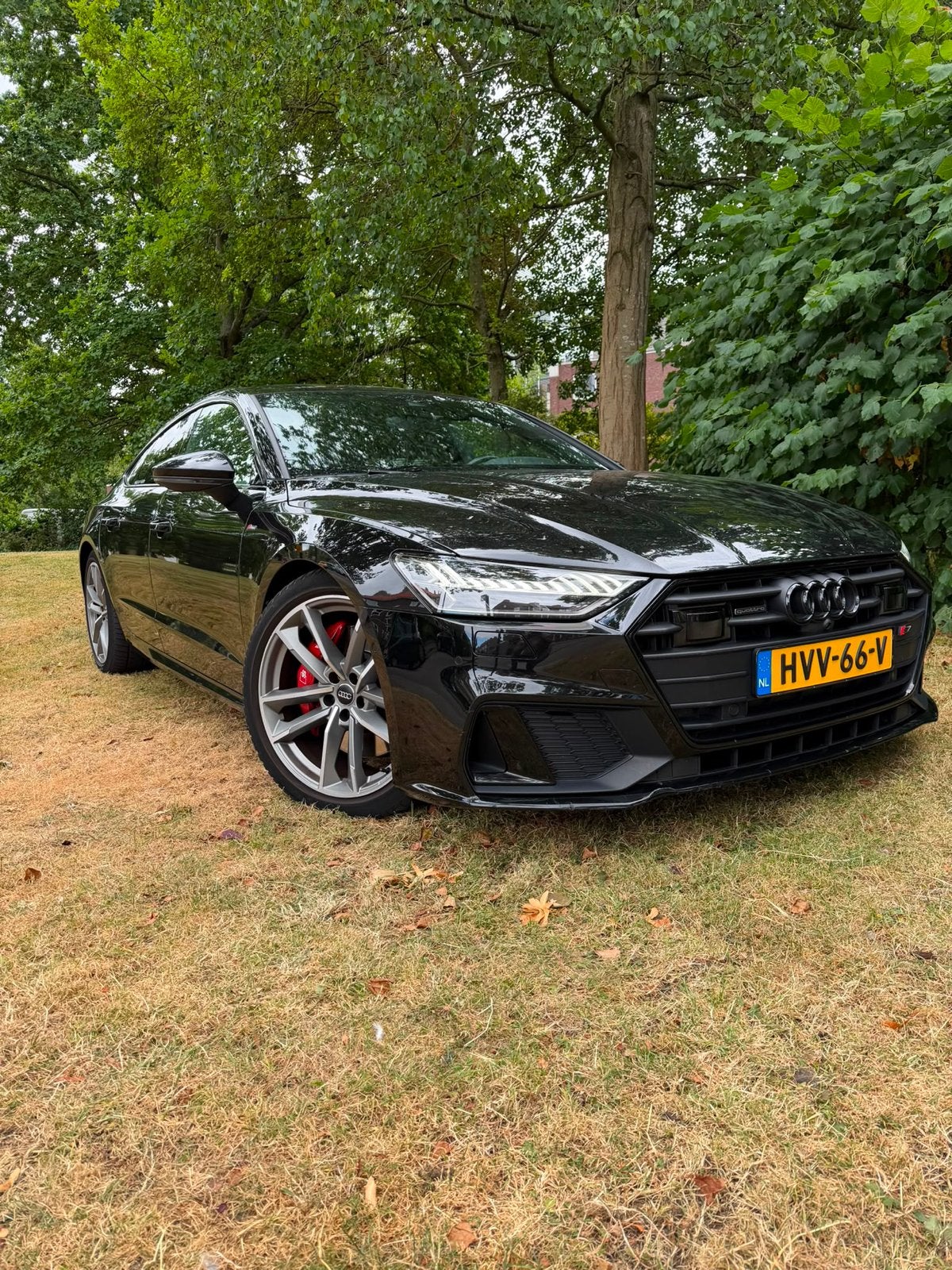 Audi A7 50 Tfsi e Quattro 299pk S Tronic 2020 Zwart, Auto's, Audi, Zwart, Plug-in hybride, Vierwielaandrijving, Geïmporteerd