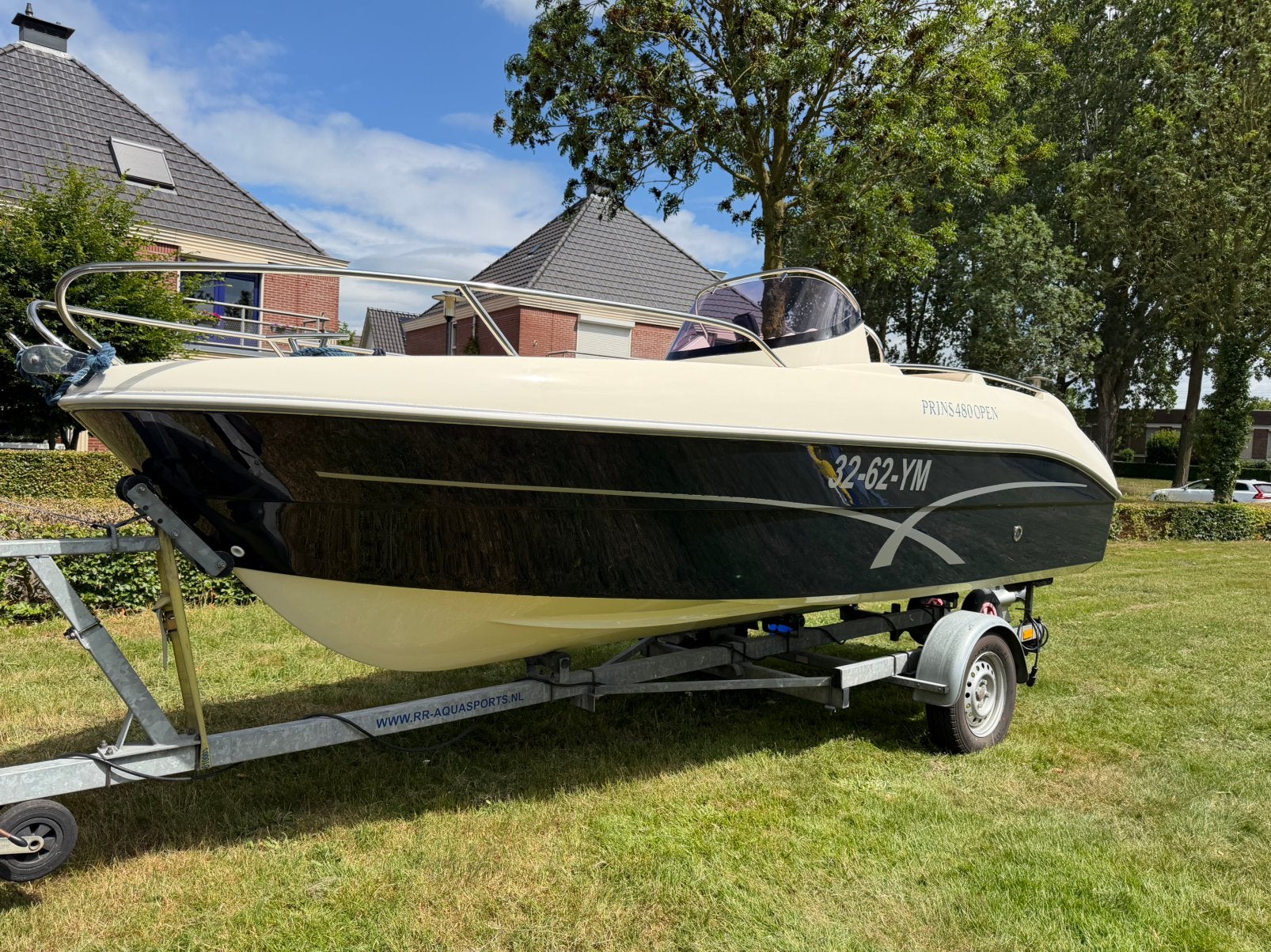 Prins 480 consoleboot met 50PK Honda moter + trailer, Ophalen, Overige merken, Gebruikt, 5 m