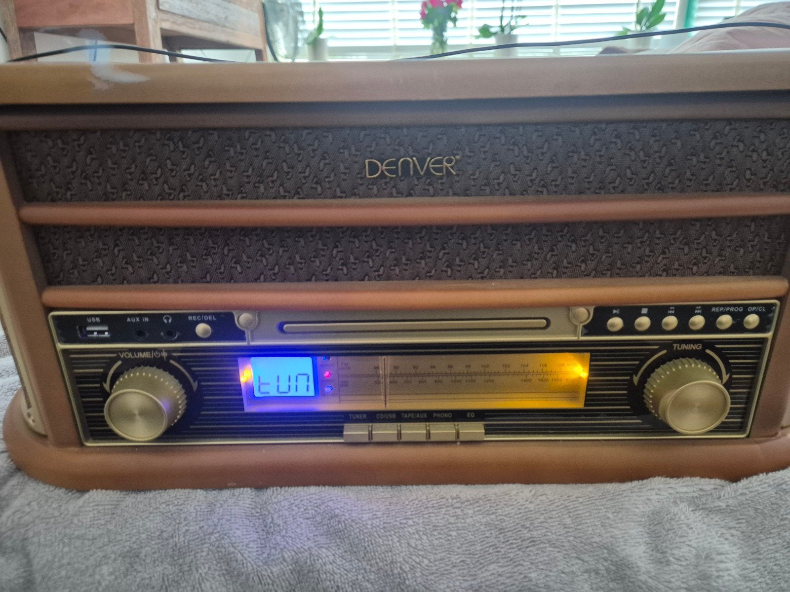 Denver Muziekinstallatie met Platenspeler, CD, Radio, USB, Audio, Tv en Foto, Overige merken, Gebruikt, Microset, Ophalen of Verzenden