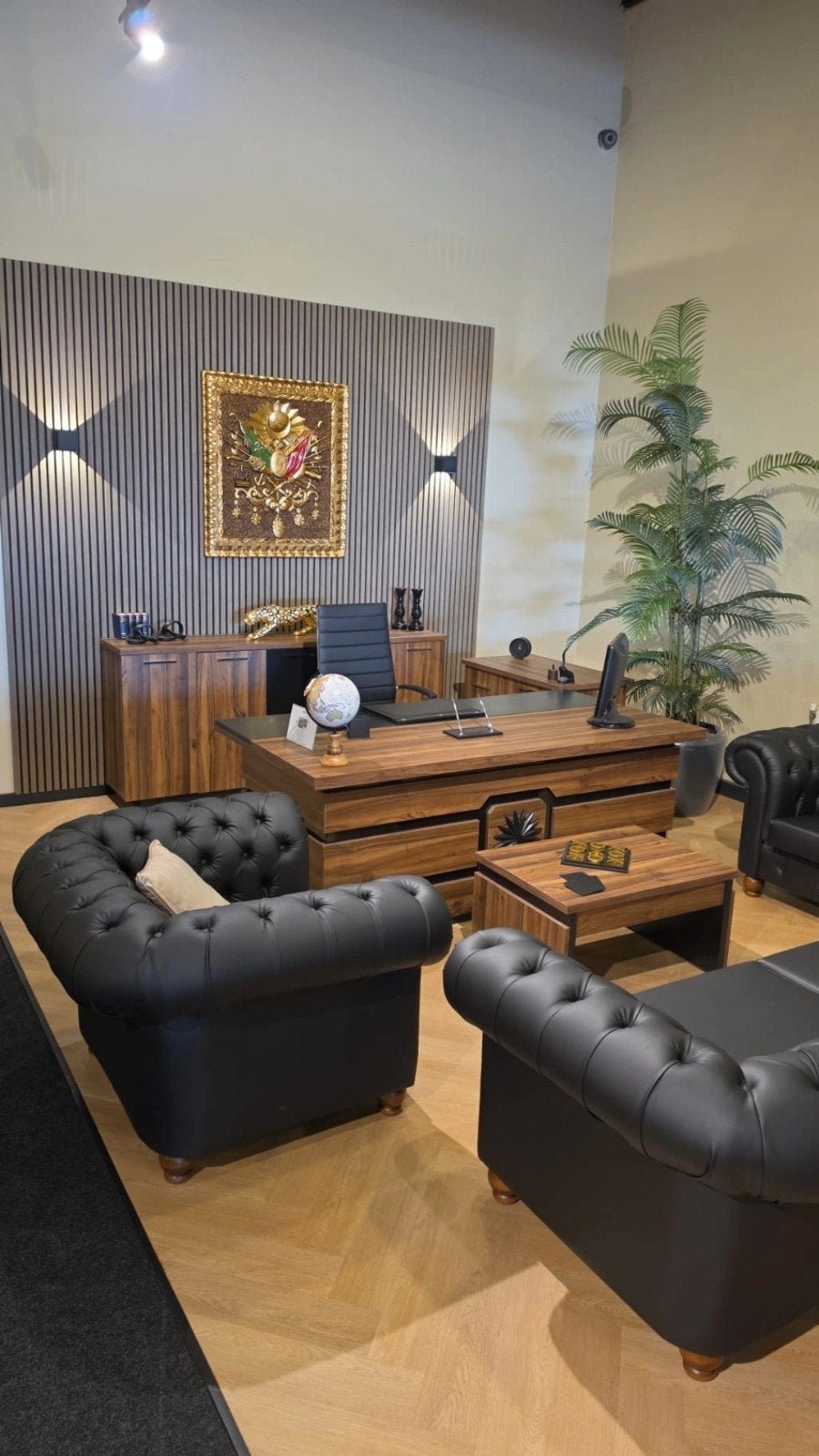 Arma Directie bureau set Aanbieding, Huis en Inrichting, Spaanplaat of MDF, Nieuw, Ophalen of Verzenden, Bureau-kast combinatie