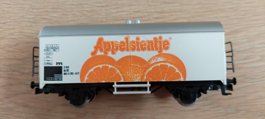 Marklin 4415 wagen Appelsientje in ovp, Wisselstroom, Wagon, Ophalen of Verzenden, Zo goed als nieuw