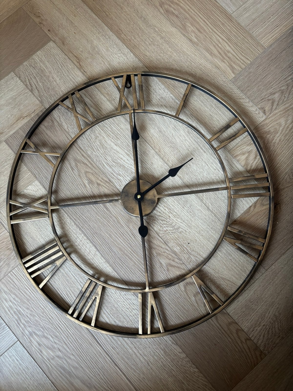 Grote wandklok, Ophalen, Zo goed als nieuw, Wandklok