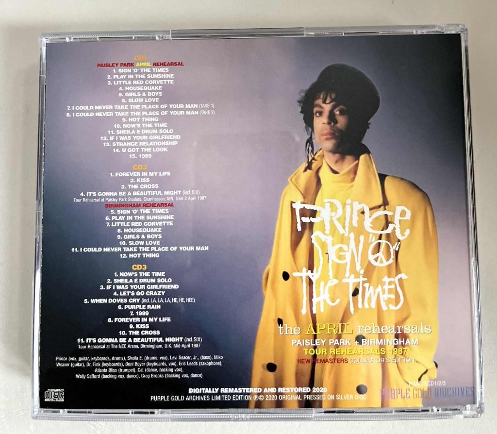 Prince - April Rehearsals : Paisley Park + Birmingham 3CD, Verzenden, 1980 - 1989, Nieuw in verpakking