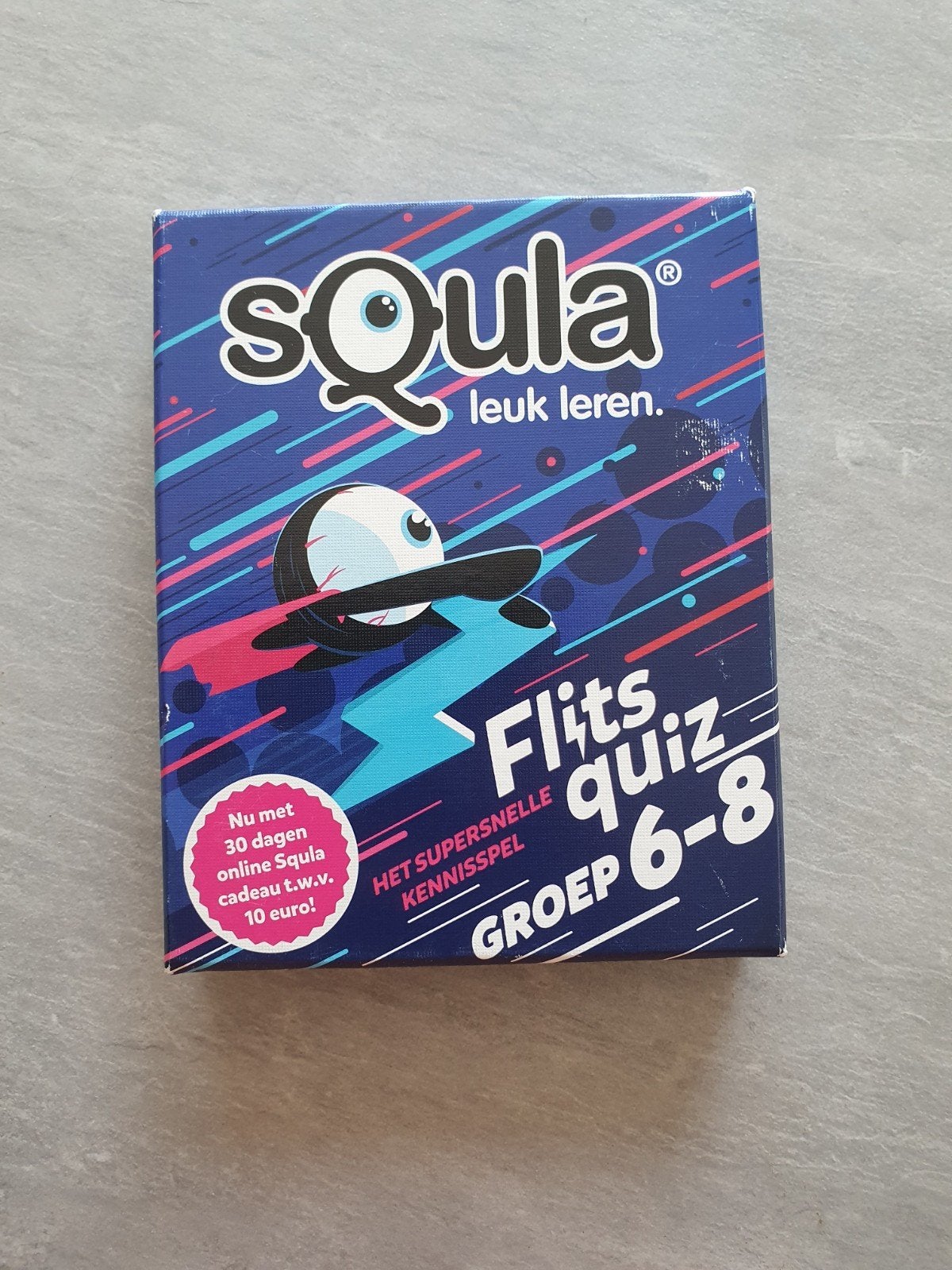 Squla flitsquiz groep 6 - 8, Ophalen of Verzenden, Zo goed als nieuw, Puzzelen