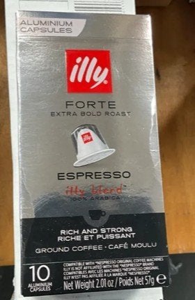 koffie ILLY, Ophalen of Verzenden