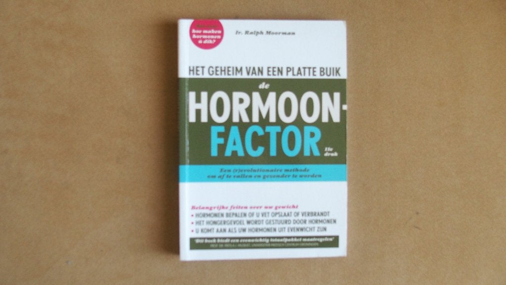 de Hormoon Factor - Het geheim van de platte buik, Ophalen of Verzenden, Zo goed als nieuw, Ir. Ralph Moorman