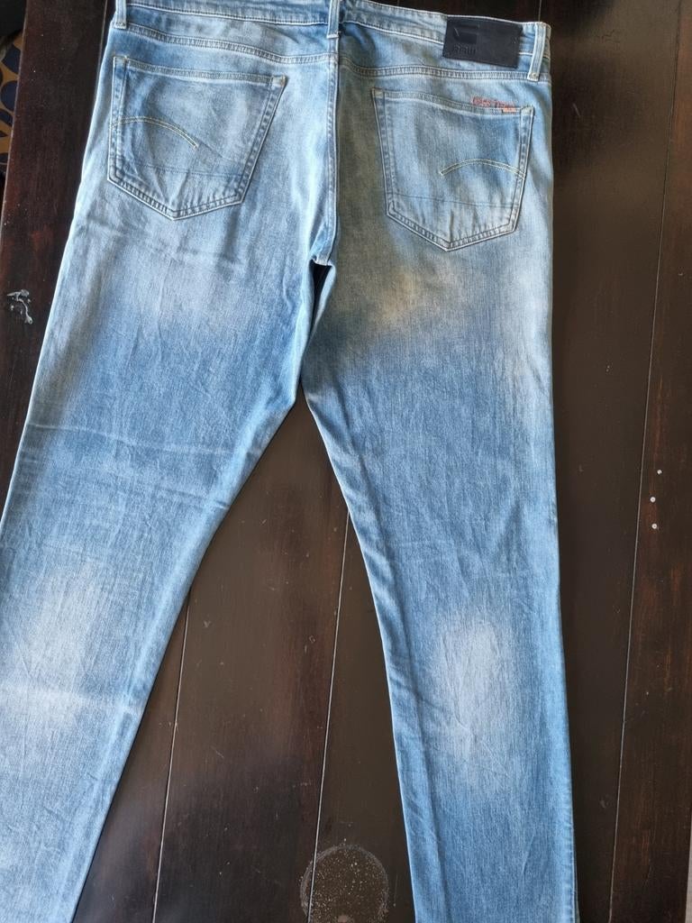 NIEUWE LICHTE G STAR RAW 3301 STRAIGHT STRETCH TAPERED 40/38, G-Star Raw, Blauw, Nieuw, Ophalen of Verzenden