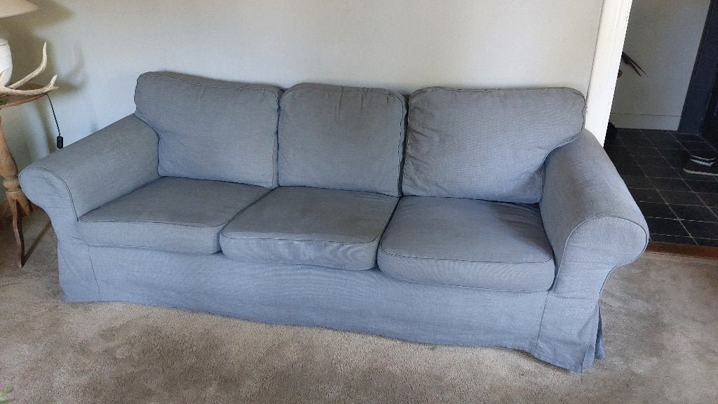 Gratis bankstel, ruime 2 zits en ruime 3 zits., Ophalen, Gebruikt, Ikea Ektorp., 75 tot 100 cm
