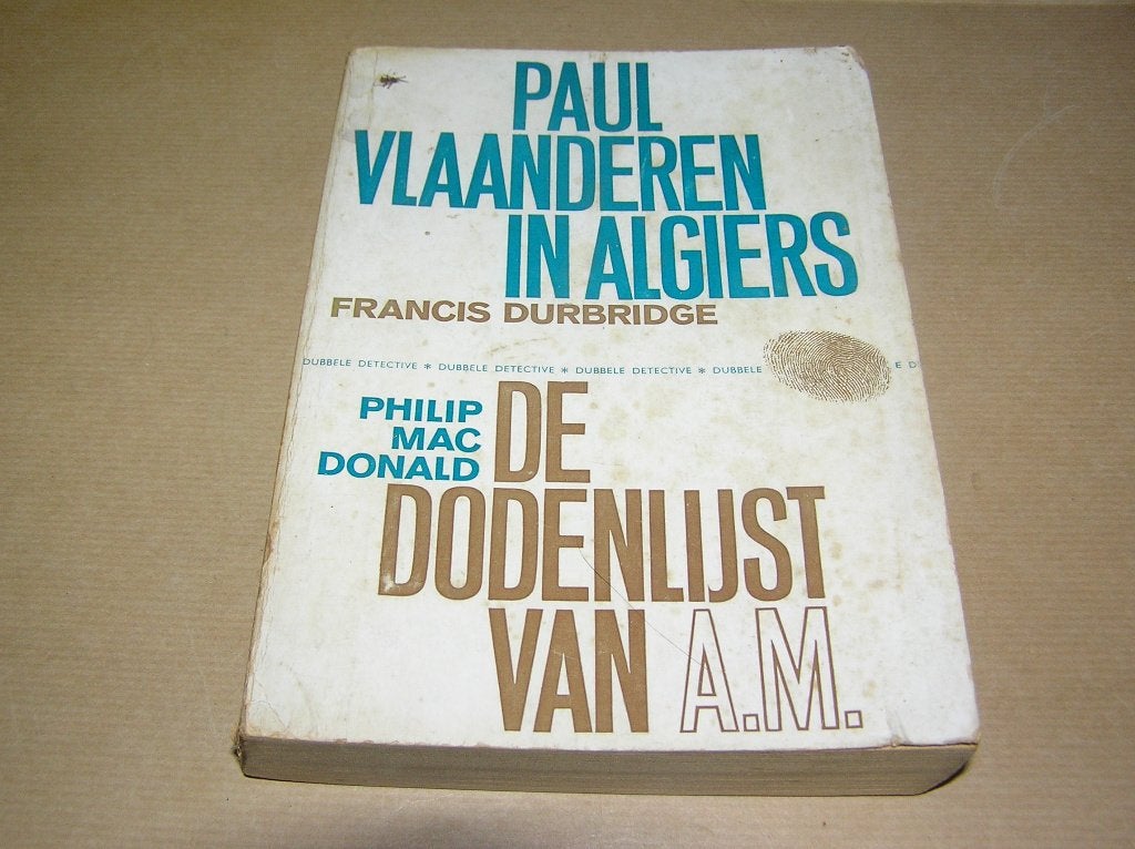 Dubbele detective: Francis Durbridge + Philip Mac Donald, Ophalen of Verzenden, Gelezen, Francis Durbridge + Philip Mac Donald