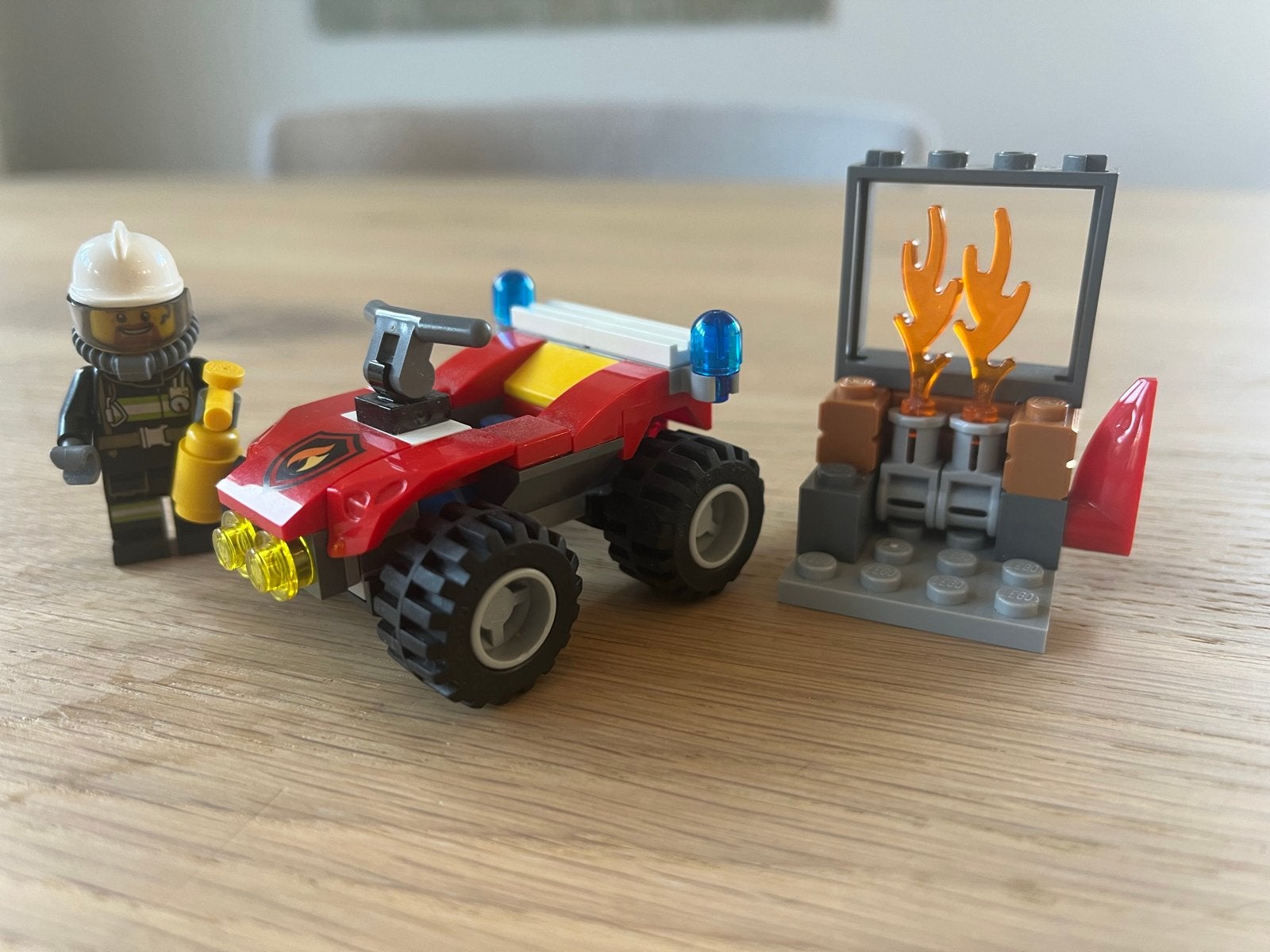 Lego City Brandweer ATV - Set 60105, City, Lego, Ophalen of Verzenden, Zo goed als nieuw
