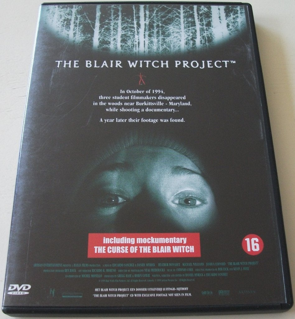 Dvd *** BLAIR WITCH PROJECT *** The Curse, Engels, Vanaf 16 jaar, Nederlands, Overige genres