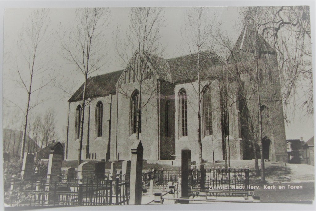 ansichtkaart kerken Nederland nr. 10 - Zeerijp Groningen, Ophalen of Verzenden, 1940 tot 1960, Ongelopen, Groningen