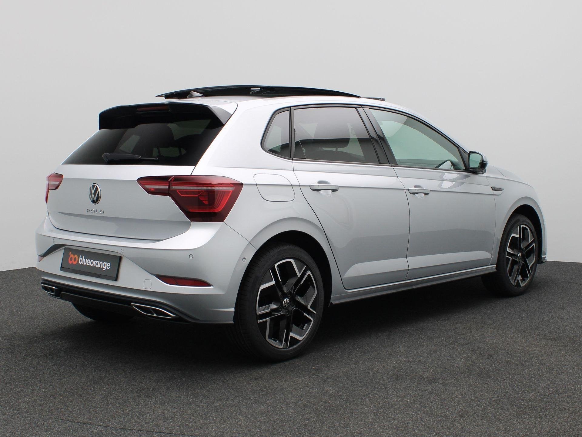 Volkswagen Polo 1.0 TSI R-Line Edition 95PK DSG Pano-Schuifd, Stof, Gebruikt, 95 pk, Bedrijf