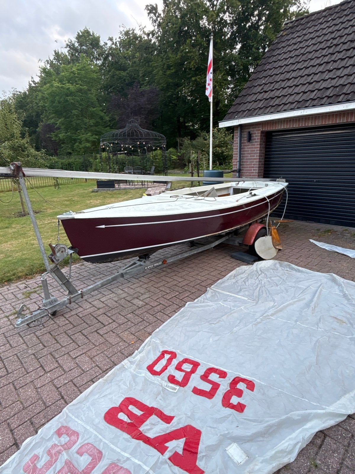 VB 480 Classic Open Zeilboot met Trailer en Zeilen, Ophalen, Gebruikt, Overige typen, Minder dan 15 m²