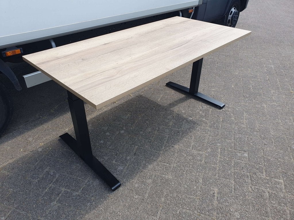 Nieuw: VST Ergo Easy Dual zit-sta bureau (div kleur & maten), Zit-sta bureau, VST, Nieuw, Ophalen of Verzenden