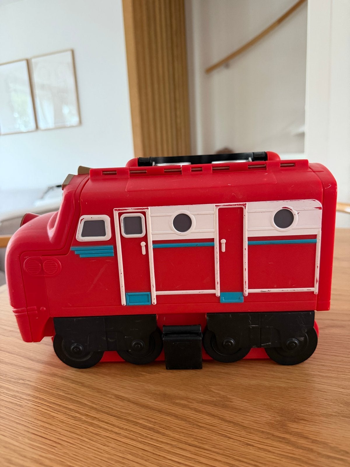 Chuggington koffer met treintjes, Ophalen of Verzenden, Gebruikt