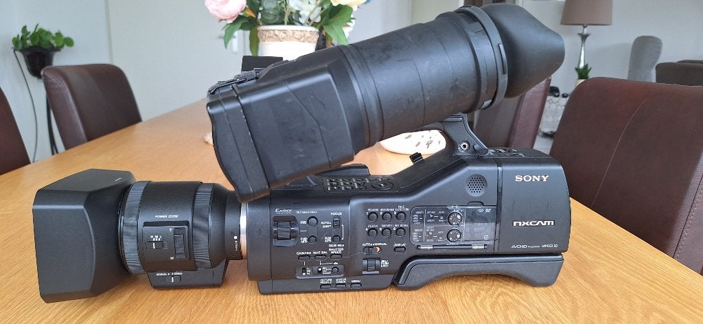 Sony Camera NXF-EA50E  met tas, Ophalen, Full HD, Gebruikt, 20x of meer