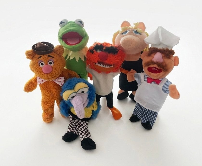 Muppetshow handpoppen - Kermit, Miss Piggy, Fozzy, Gonzo …, Overige merken, Overige karakters, Overige typen, Ophalen of Verzenden
