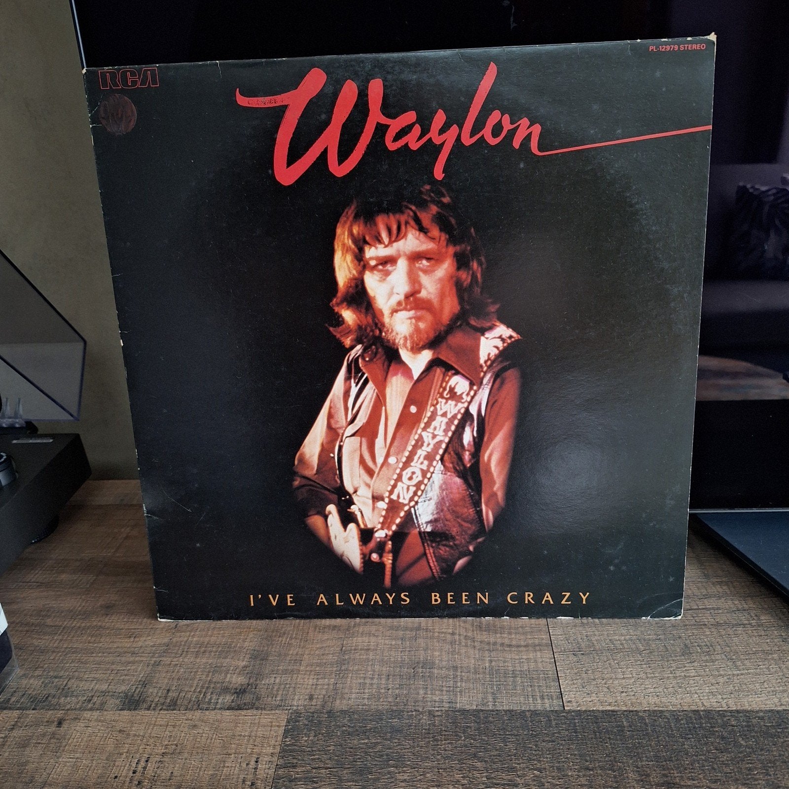 waylon jennings i've always been crazy, Ophalen of Verzenden, Gebruikt, 12 inch, LP