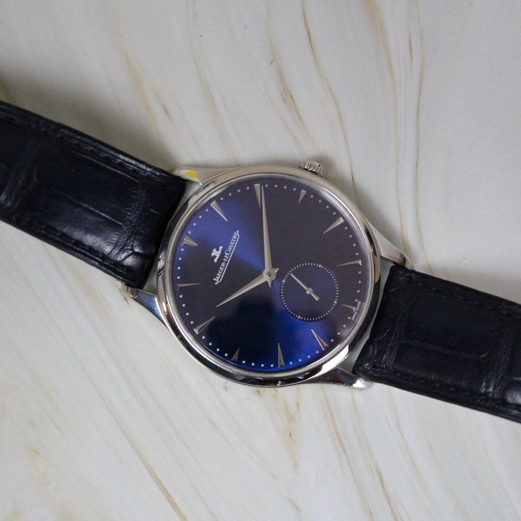 Jaeger-LeCoultre Master Ultra Thin Moon - Q1358480, Sieraden, Tassen en Uiterlijk, Overige merken, Leer, Staal, JLC