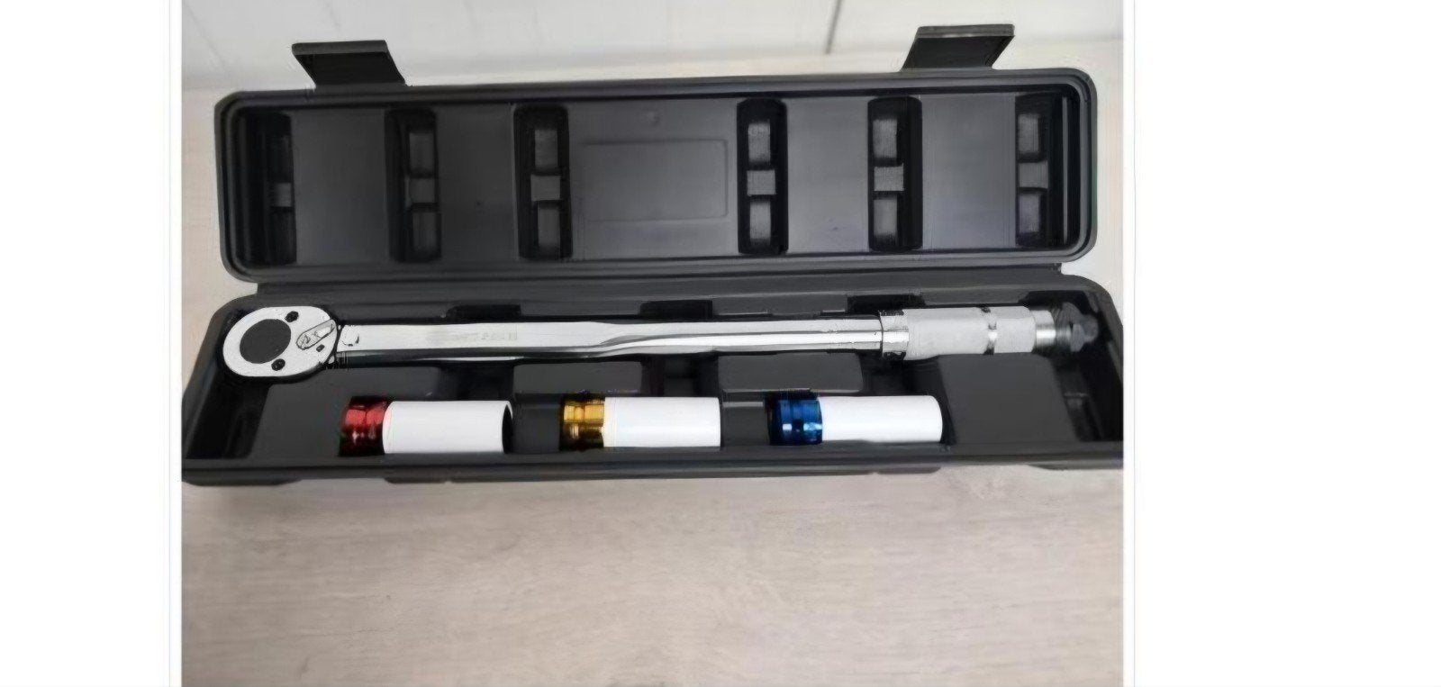 NIEUWE Momentsleutel metallo 28-210 nm incl. 3 Krachtdoppen, Doe-het-zelf en Verbouw, Gereedschap | Handgereedschap, Ophalen of Verzenden