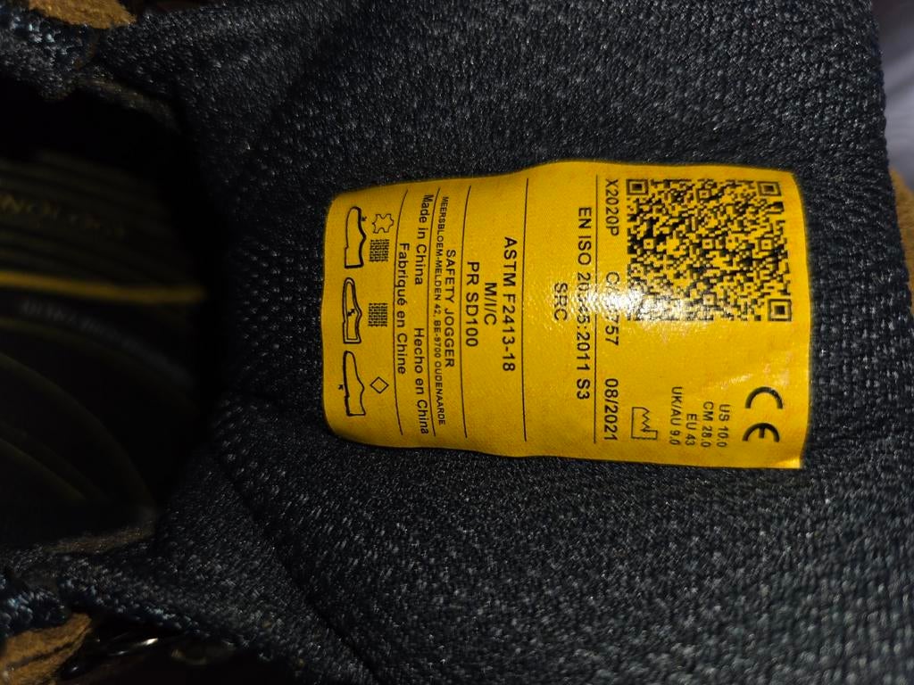 Safety Jogger werkschoenen maat 43, Ophalen, Nieuw
