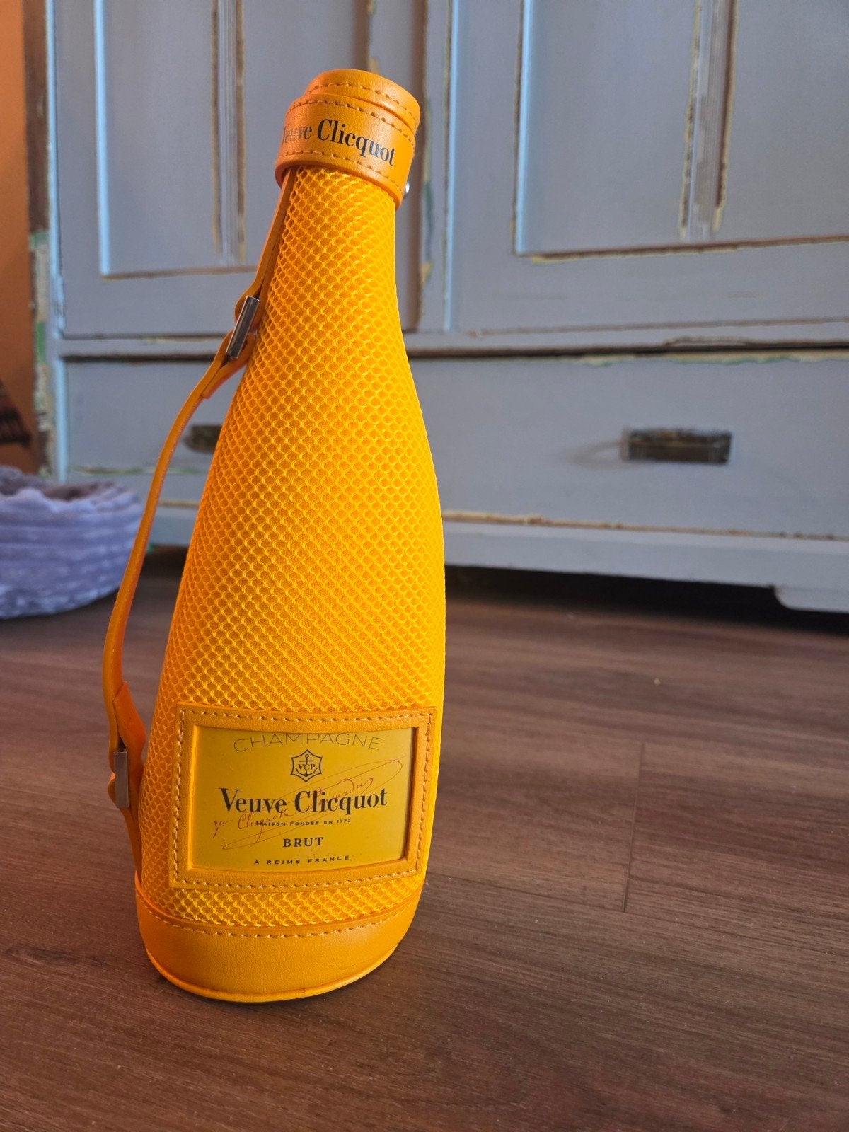 Veuve Clicquot Brut fleshouder / champagnehouder, Ophalen of Verzenden, Nieuw, Frankrijk, Overige typen
