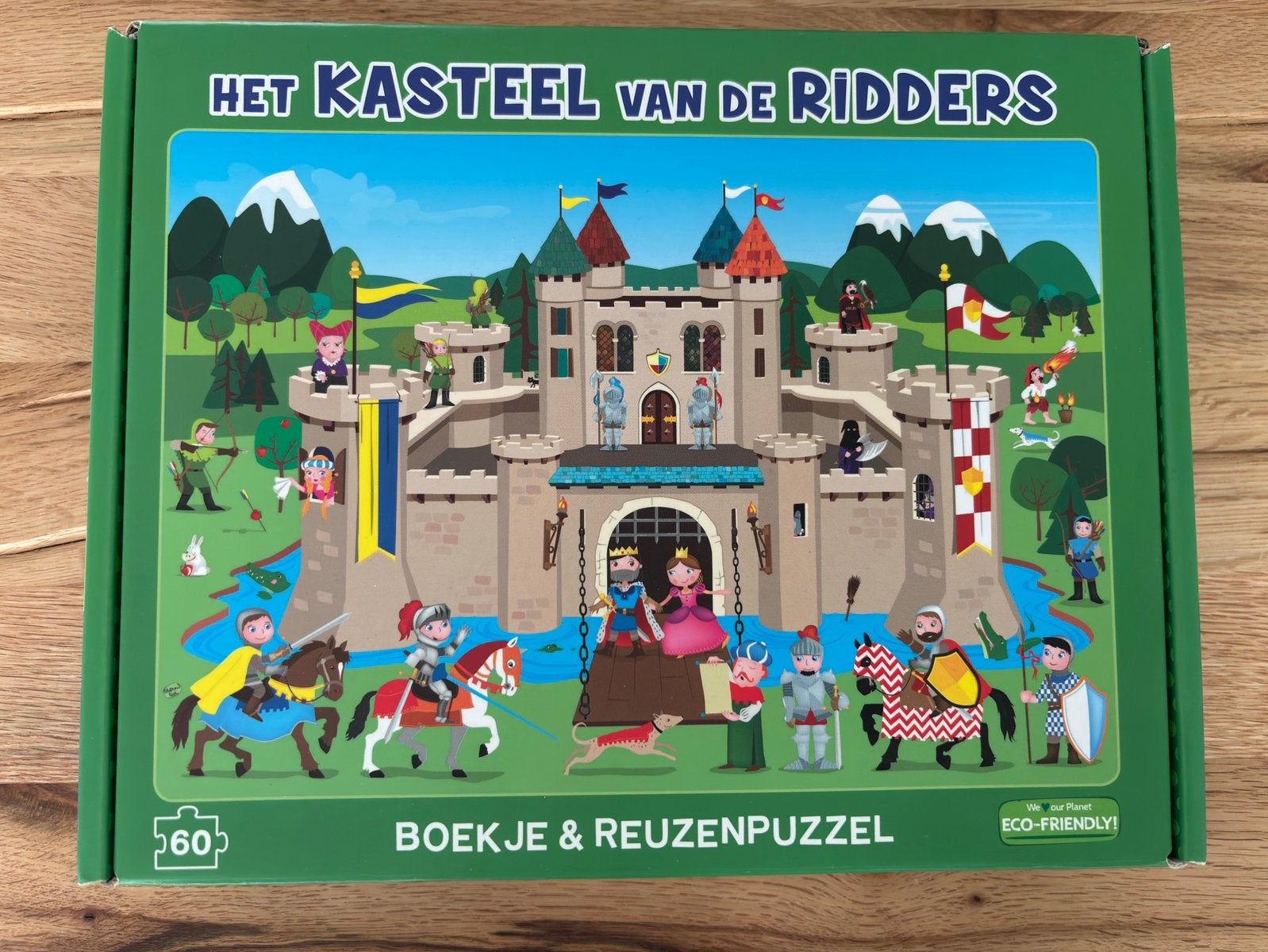 Puzzel en boekje, Ophalen of Verzenden, Meer dan 50 stukjes, Zo goed als nieuw, 4 tot 6 jaar