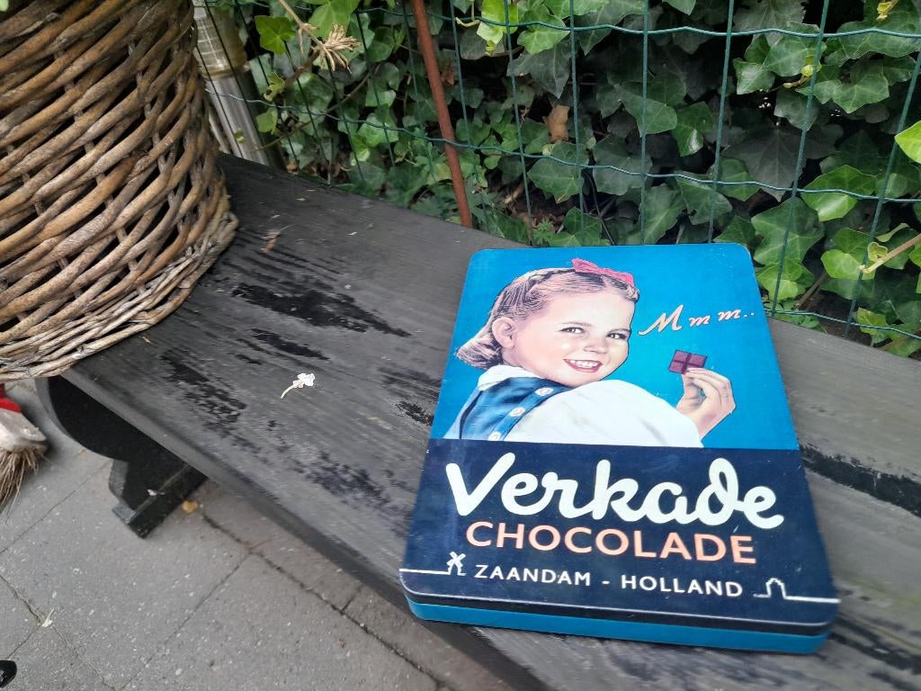 oud blik verkade chocola, Ophalen of Verzenden, Gebruikt, Overige