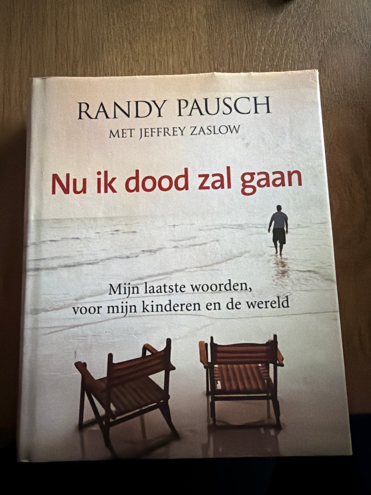 Z8.  Jeffrey Zaslow - Nu ik dood zal gaan, Ophalen of Verzenden, Zo goed als nieuw, Jeffrey Zaslow; Randy Pausch