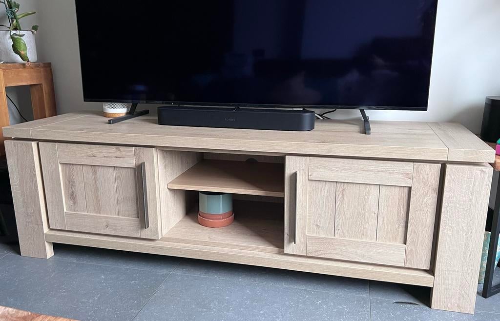 TV-meubel – Piet Klerkx – 175,5 cm, Ophalen, 150 tot 200 cm, Zo goed als nieuw, Minder dan 100 cm