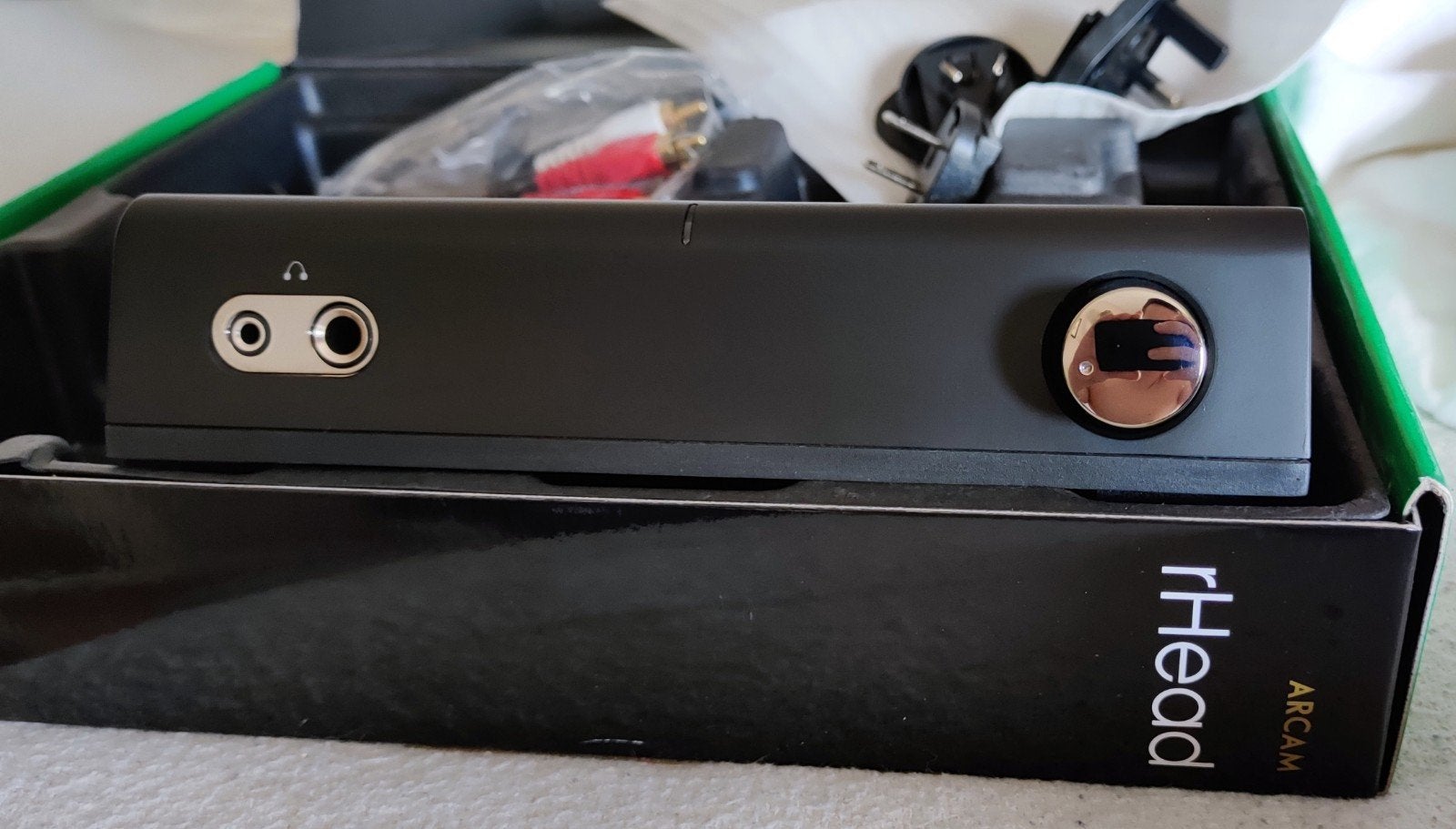 Arcam rHead versterker in nieuwstaat en compleet., Audio, Tv en Foto, Ophalen of Verzenden, Zo goed als nieuw, Overige merken