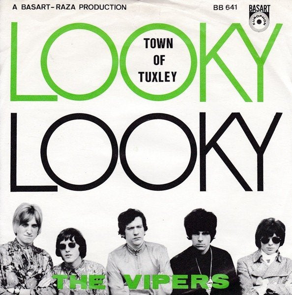 The Vipers: Looky Looky / Town of Tuxley (Bee Gees cover), Gebruikt, 7 inch, Ophalen of Verzenden, Fotohoes