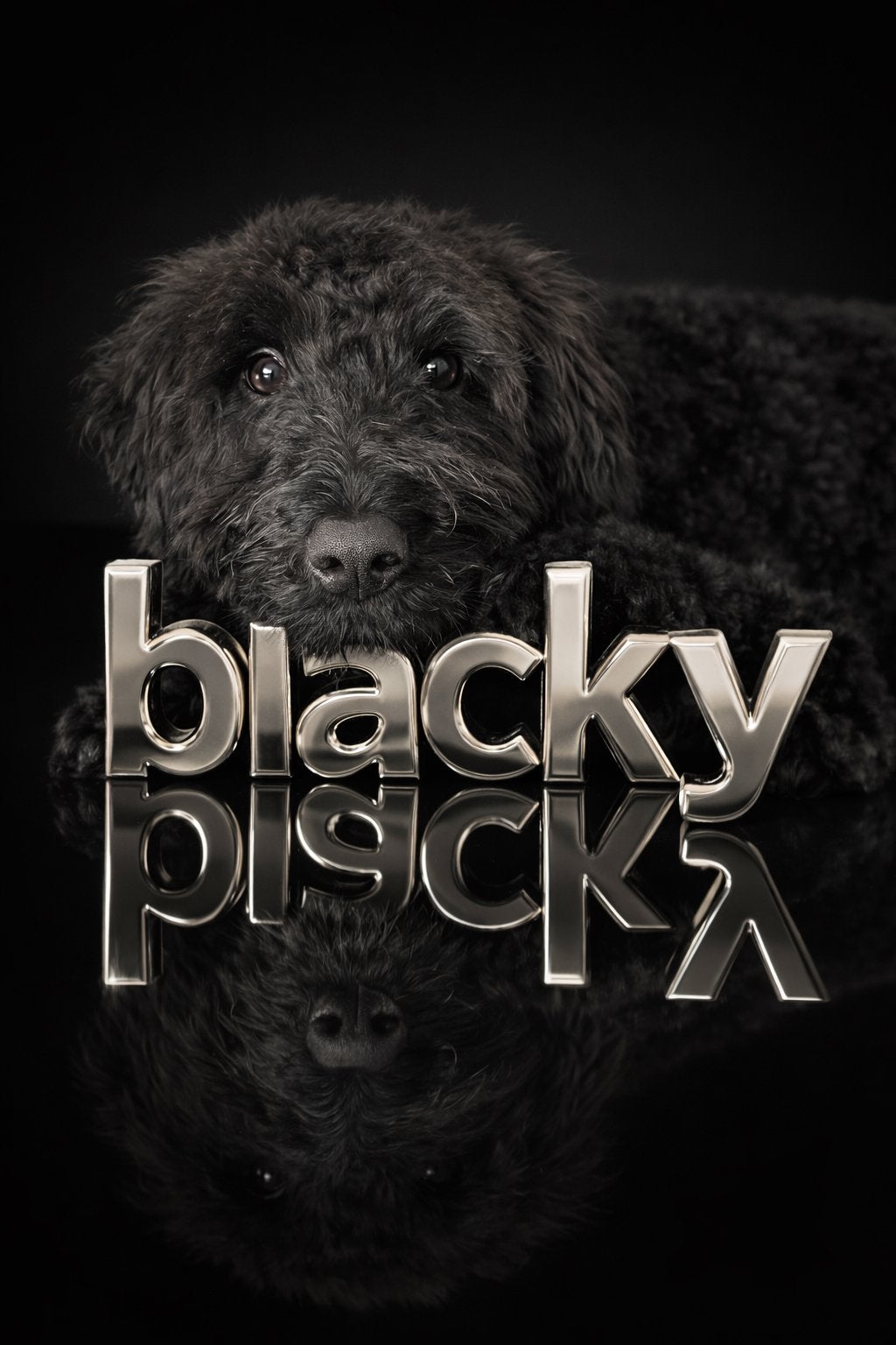 Labradoodle blacky️ 1 jaar reu, 15 weken tot 1 jaar, Reu, Eén hond, CDV (hondenziekte)