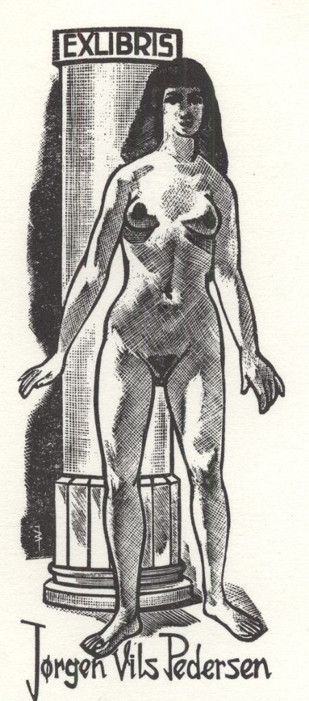 0541 Ex Libris Nederland : Jan Battermann, 1970, Verzenden, Ex libris