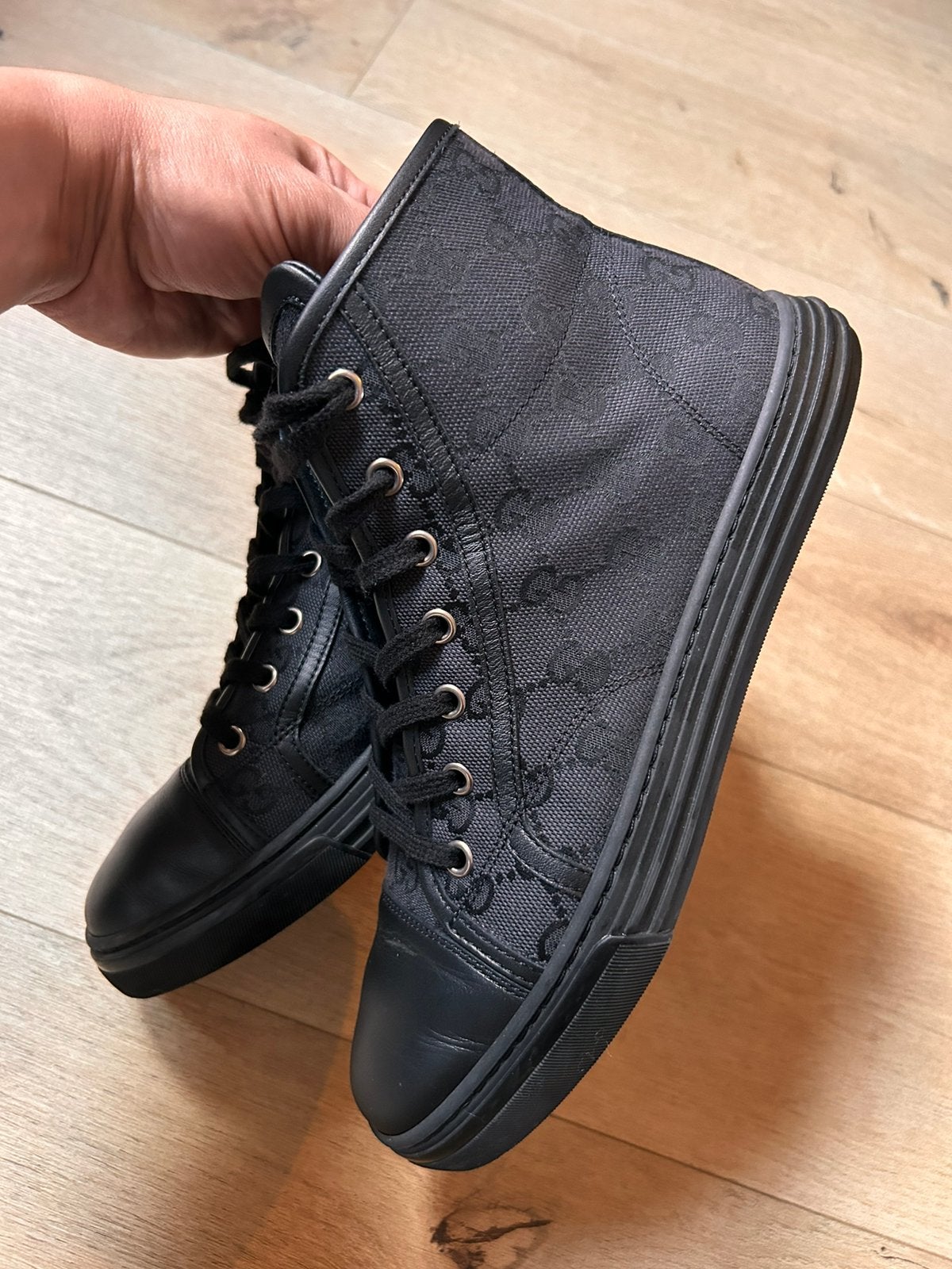 Gucci sneakers maat 38 (orgineel), Kleding | Dames, Ophalen of Verzenden, Zo goed als nieuw, Zwart, Sneakers of Gympen