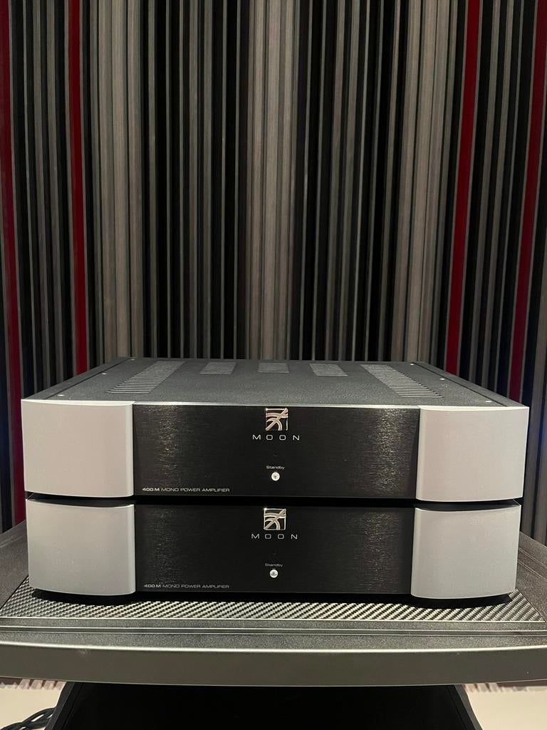 Moon 400M Mono Eindversterkers - Monoblock - Nieuwstaat, Overige merken, Tuner of Radio, Zo goed als nieuw, Losse componenten