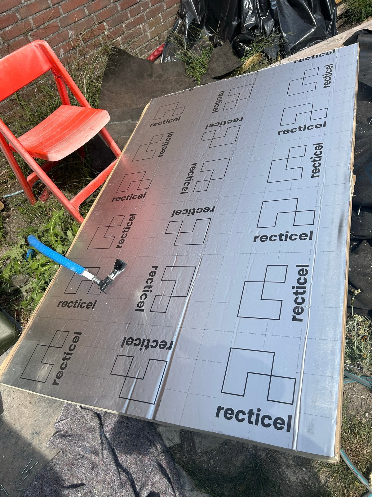 Afschot pir isolatieplaat 187x120 cm (4 naar 2 cm), Ophalen, Nieuw