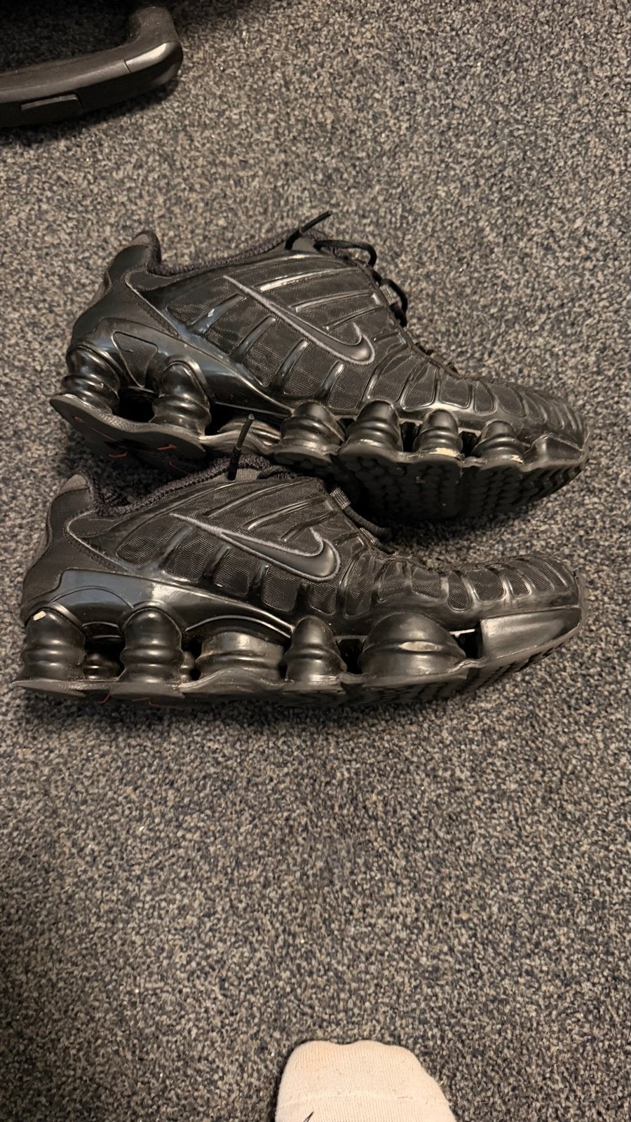 Nike Shox TL Zwarte Sneakers, Zwart, Ophalen of Verzenden, Sneakers of Gympen, Zo goed als nieuw